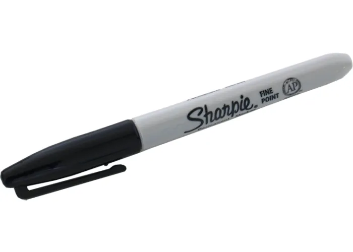 (Ungimmicked) Fine-Tip Sharpie (Black) box of 12 by Murphy's Magic Supplies - Trick