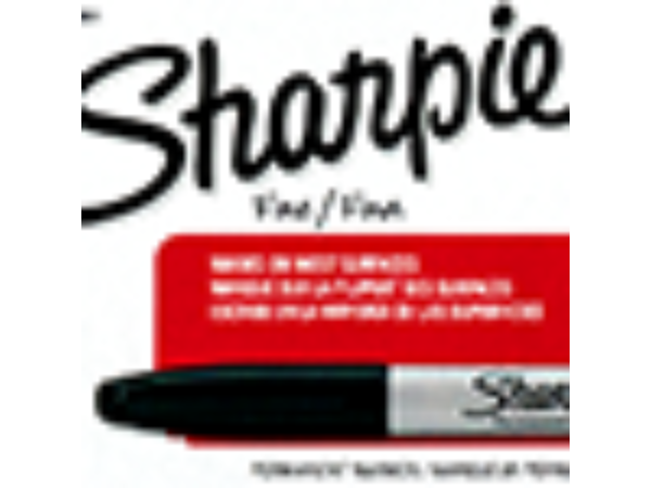(Ungimmicked) Fine-Tip Sharpie (Black) box of 12 by Murphy's Magic Supplies - Trick