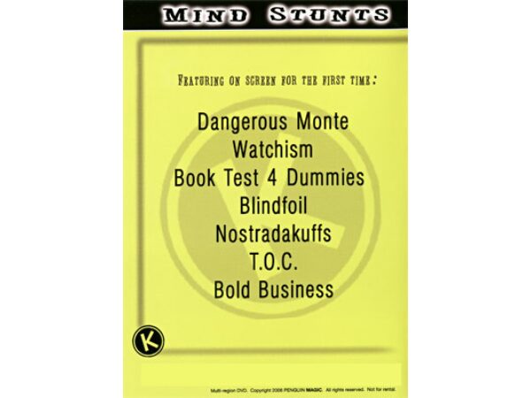 Mind Stunts by Patrik Kuffs - Volume 1 & 2 - DVD