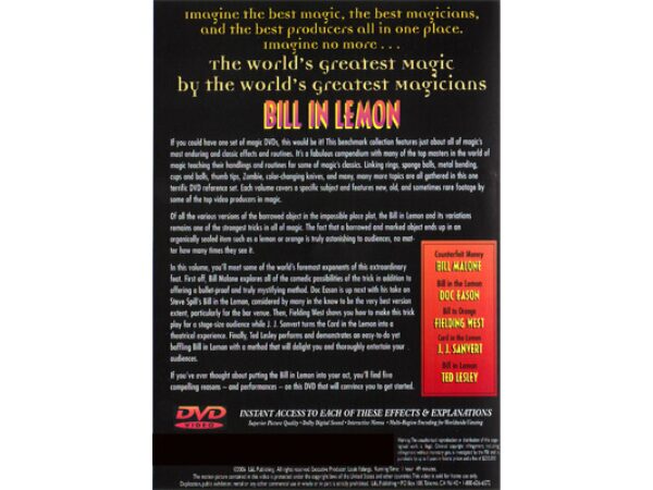 Bill In Lemon (World's Greatest Magic) - DVD