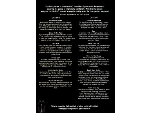 The Unexpected (2 DVD set) by Spelmann and Nardi - DVD