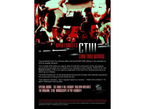 CTW (Card Through Window) by David Forrest & Big Blind Media - DVD