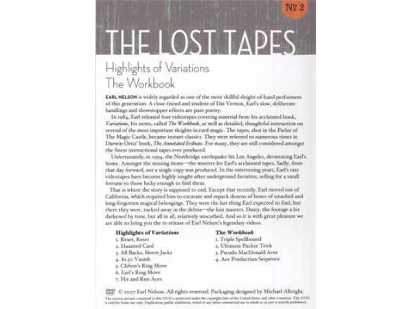 The Lost Tapes (Vol. 2) by Earl Nelson - DVD