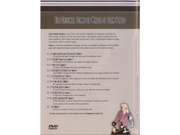 The Original Stand-Up Magic Of Juan Pablo Volume 2 by Bazar De Magia - DVD