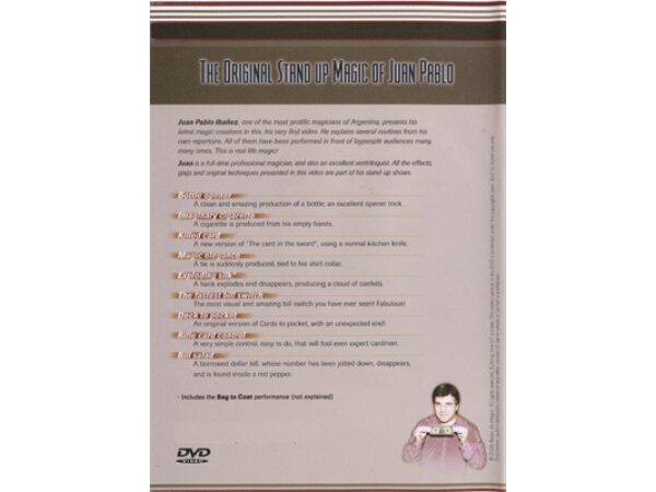 The Original Stand-Up Magic Of Juan Pablo Volume 1 by Bazar De Magia - DVD