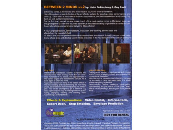 Between 2 Minds (3 DVD Set) by Guy Bavli and Haim Goldenberg - DVD