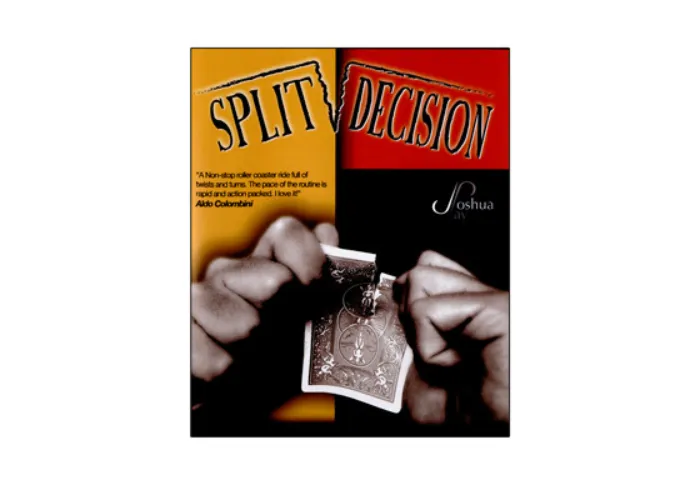 Split Decision (With DVD) by Joshua Jay - Trick