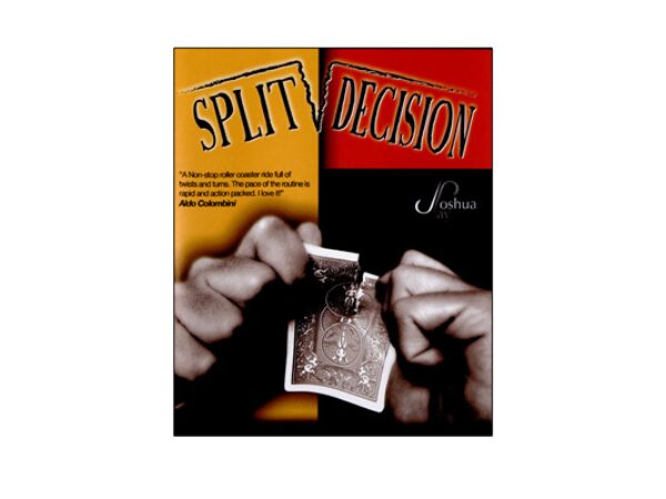 Split Decision (With DVD) by Joshua Jay - Trick