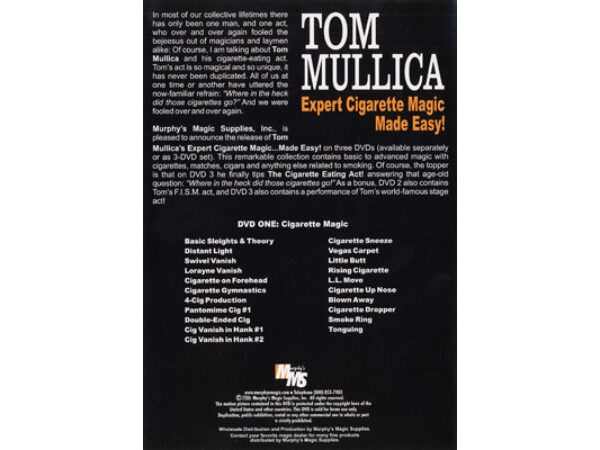 Expert Cigarette Magic Made Easy - Vol.1 by Tom Mullica - DVD