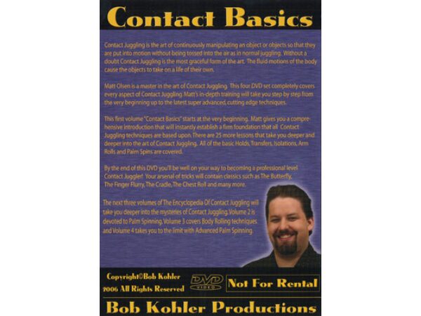 Visual Encyclopedia of Contact Juggling #1 - DVD
