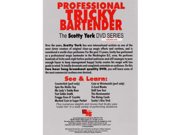 Scotty York Vol.1 - Professional Trick Bartender - DVD