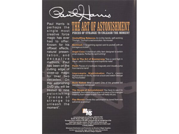 Art Of Astonishment by Paul Harris - DVD