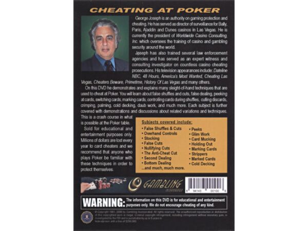 Cheating At Poker by George Joseph - DVD