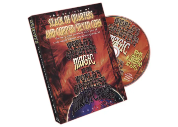Stack Of Quarters And Copper/Silver Coin (World's Greatest Magic) - DVD