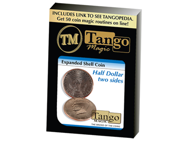 Expanded Shell Half Dollar (Two Sided)D0006 by Tango - Trick