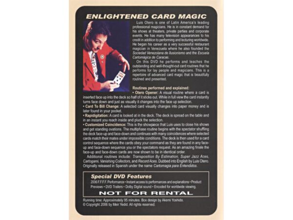 Enlightened Card Magic by Luis Otero - DVD