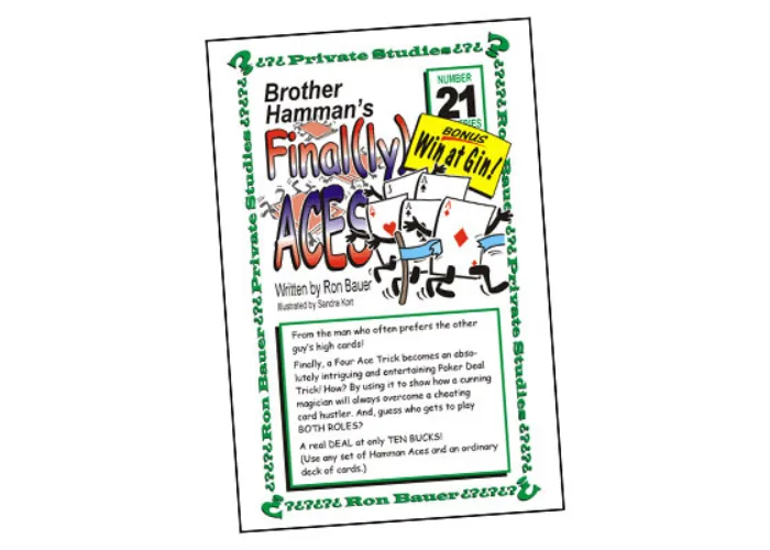 Ron Bauer Series: #21 - Brother Hamman's Final(ly) Aces - Book