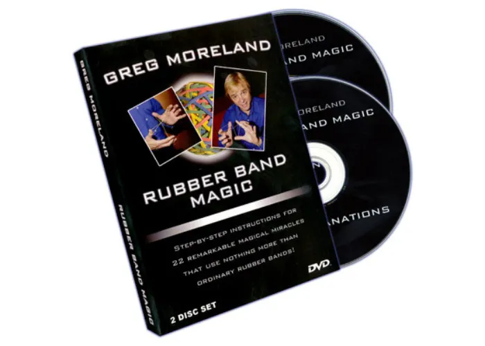 Rubber Band Magic (2 DVD Set) by Greg Moreland - DVD