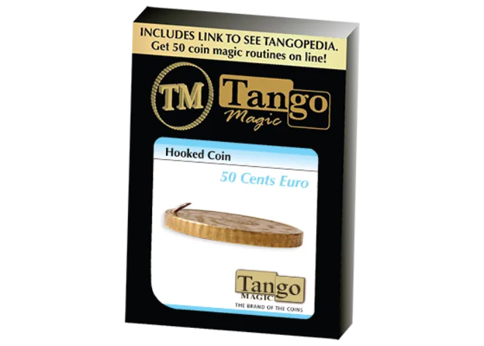 Hooked Coin (50c Euro) E0042 by Tango -  Trick