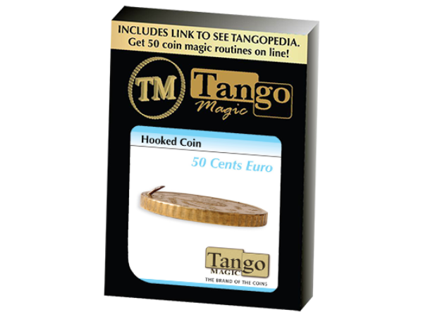 Hooked Coin (50c Euro) E0042 by Tango -  Trick