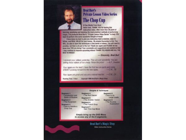 The Chop Cup - Brad Burt, DVD