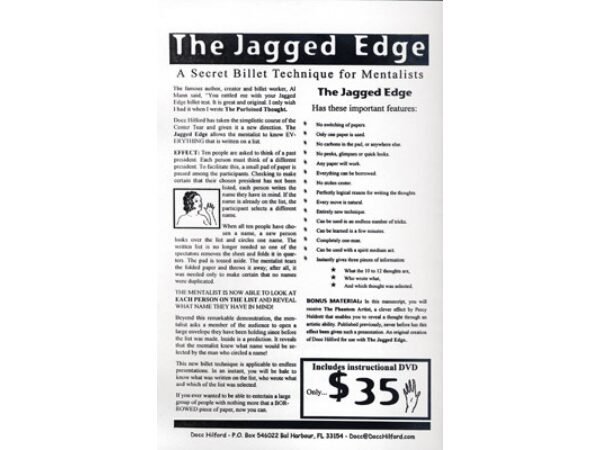 Jagged Edge (With DVD) by Docc Hilford - Book