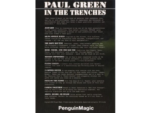 In The Trenches by Paul Green - DVD