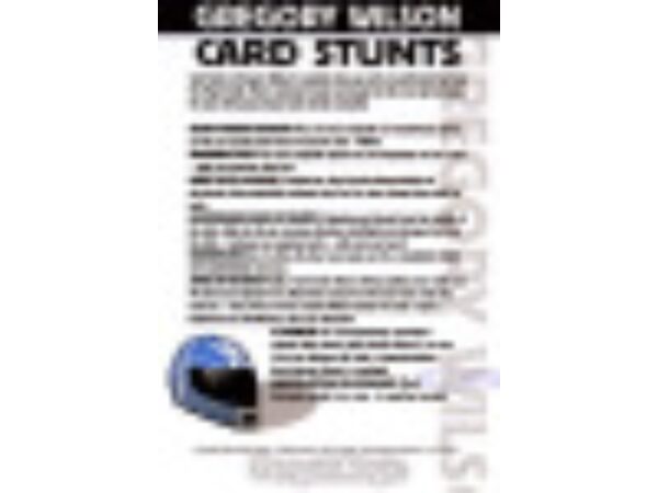 Card Stunts by Gregory Wilson - DVD
