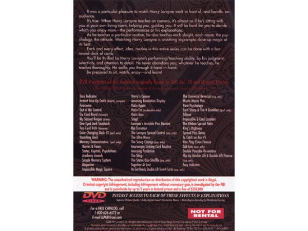 Harry Lorayne's Best Ever Collection Volume 4 by Harry Lorayne - DVD