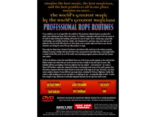 Professional Rope Routines (World's Greatest Magic) - DVD