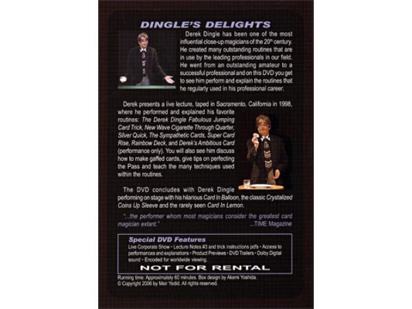 Dingle's ( Delights )by Derek Dingle - DVD