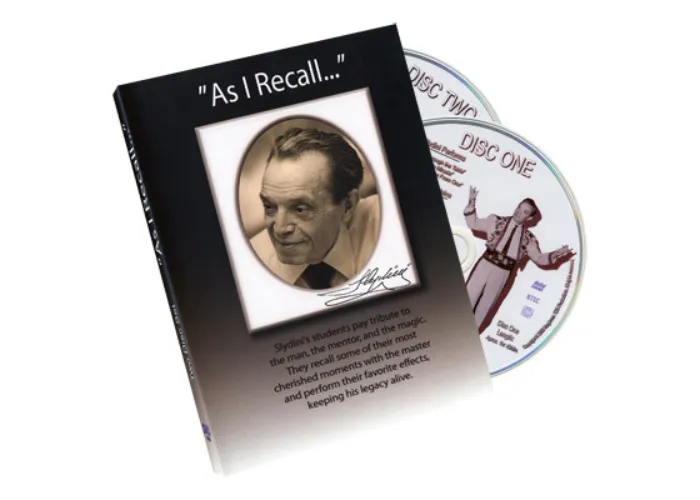 As I Recall (2 DVD Set) - Tony Slydini