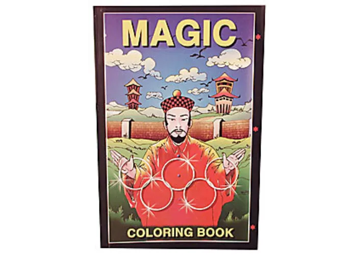 Mini Coloring Book (magician) Sizes  6 inch x9 inch by Uday - Trick