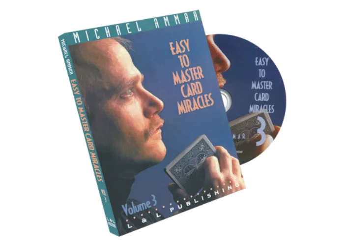 Easy to Master Card Miracles Volume 3 by Michael Ammar - DVD