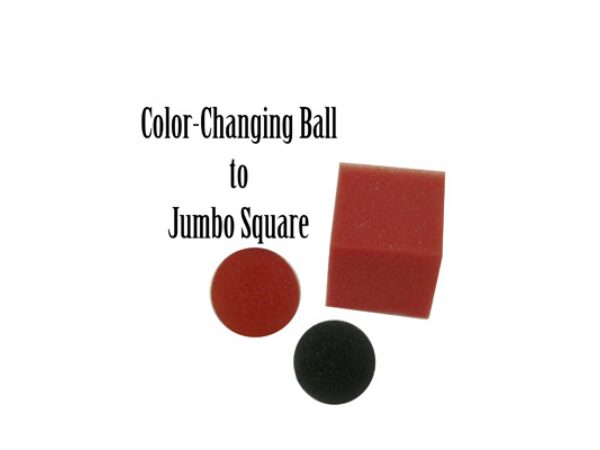 Color Changing Ball to Jumbo Square by Magic By Gosh - Trick