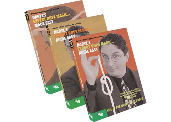 Expert Rope Magic Made Easy (3 volume set) by Daryl & Murphy's Magic Supplies - DVD