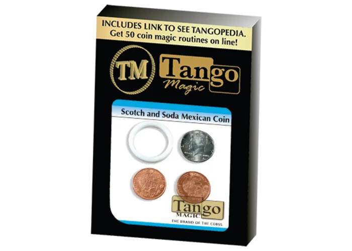 Scotch And Soda Mexican Coin  (D0050) by Tango - Trick