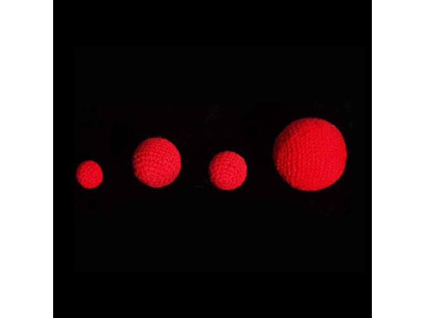 3/4 inch Crochet Balls (Red) (1 ball = 1 unit) by Uday - Trick
