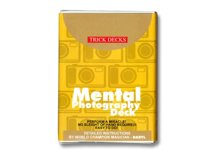 Mental Photo Deck Bicycle (Blue) - Trick