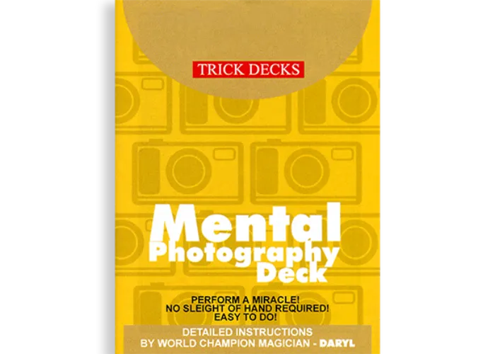 Mental Photo Deck Bicycle (Red) - Trick