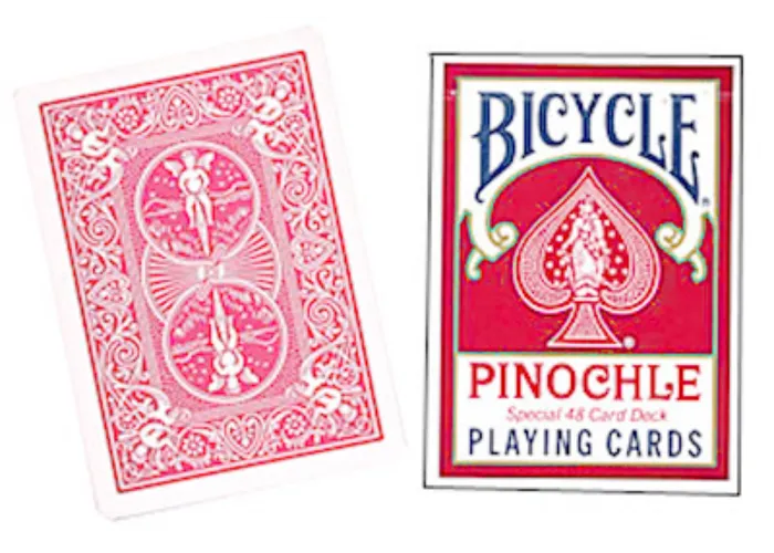 Cards Bicycle Pinochle Poker-size (Red)
