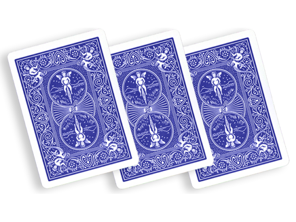 Three Way Forcing Deck Bicycle (Blue)