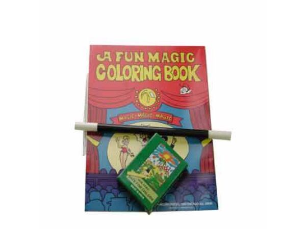 Coloring Book kit-crayon, wand, book by Royal Magic - Trick
