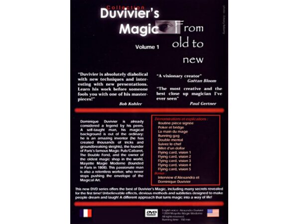 Duvivier's Magic 1: From Old to New - Volume 1 - DVD by Mayette Magie Moderne