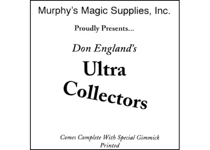 Don England's Ultra Collectors - Trick