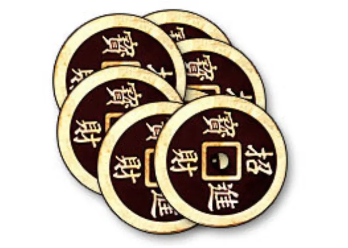 Chinese Half Dollar (Black) Coin - Trick