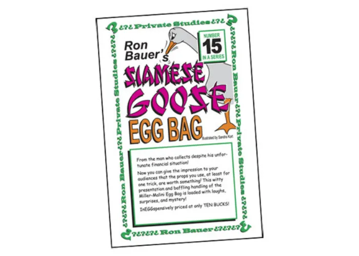 Ron Bauer Series: #15 - Siamese Goose Eggbag - Book