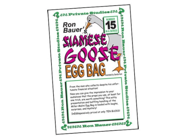 Ron Bauer Series: #15 - Siamese Goose Eggbag - Book