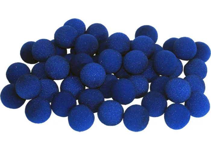 1.5 inch Super Soft Sponge Ball (Blue) Bag of 50 from Magic by Gosh