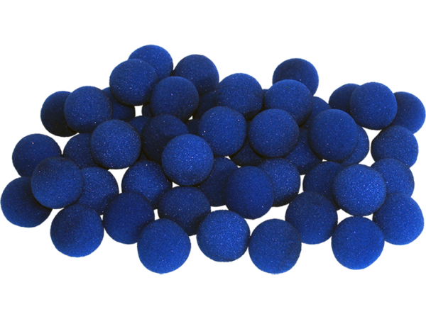 1.5 inch Super Soft Sponge Ball (Blue) Bag of 50 from Magic by Gosh